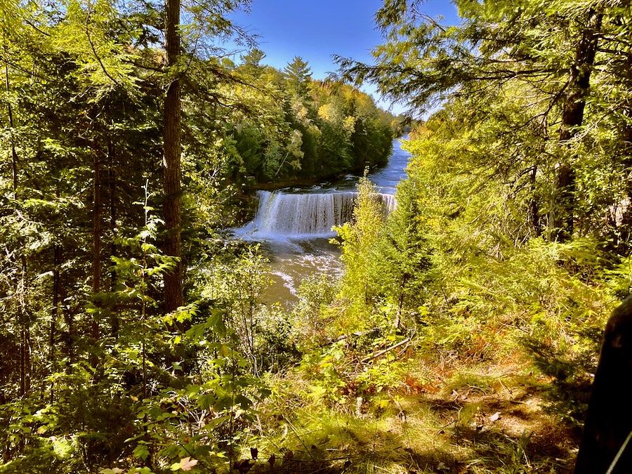 Upper Tahquamenon Falls in the autumn