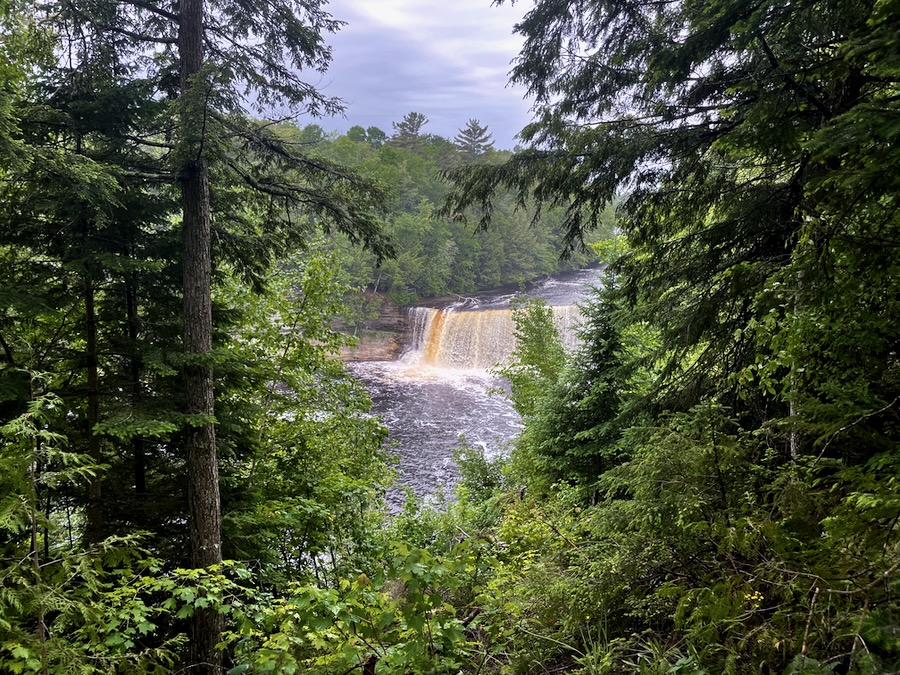 Upper Tahquamenon Falls in the summer