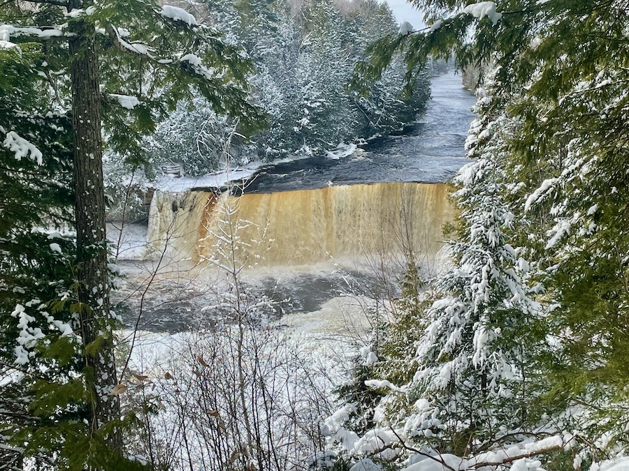 Upper Tahquamenon Falls in the winter